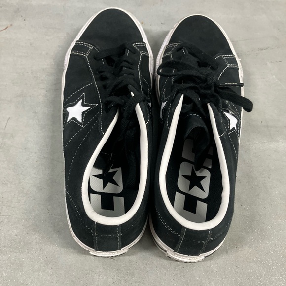 Converse One Star Pro Black & White Suede Skate Shoes m9.5,wo 11 - Picture 2 of 9
